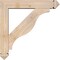 Ekena Millwork Funston Arts and Crafts Smooth Bracket w/ Offset Brace, Douglas Fir, 5 1/2"W x 26"D x 26"H BKT0604X26X26FST03SDF - alternate 3
